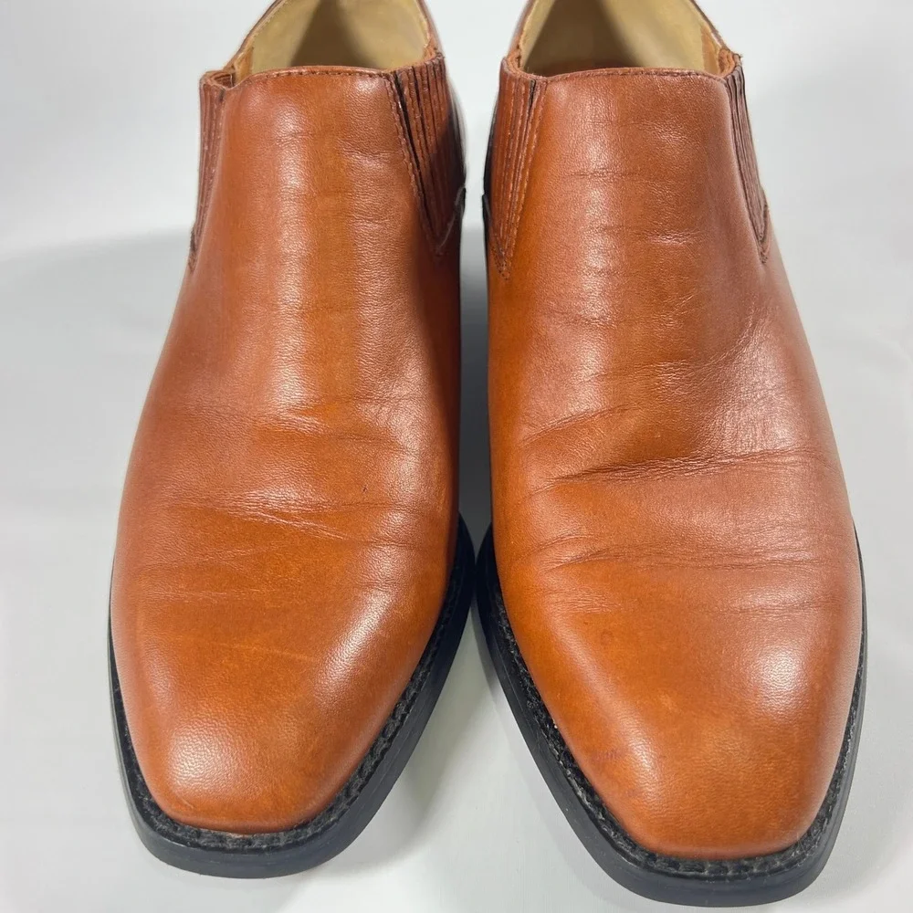 Ariat‎ Sonora 16528 Women's 9.5B Cognac Leather Western Ankle Booties Chelsea